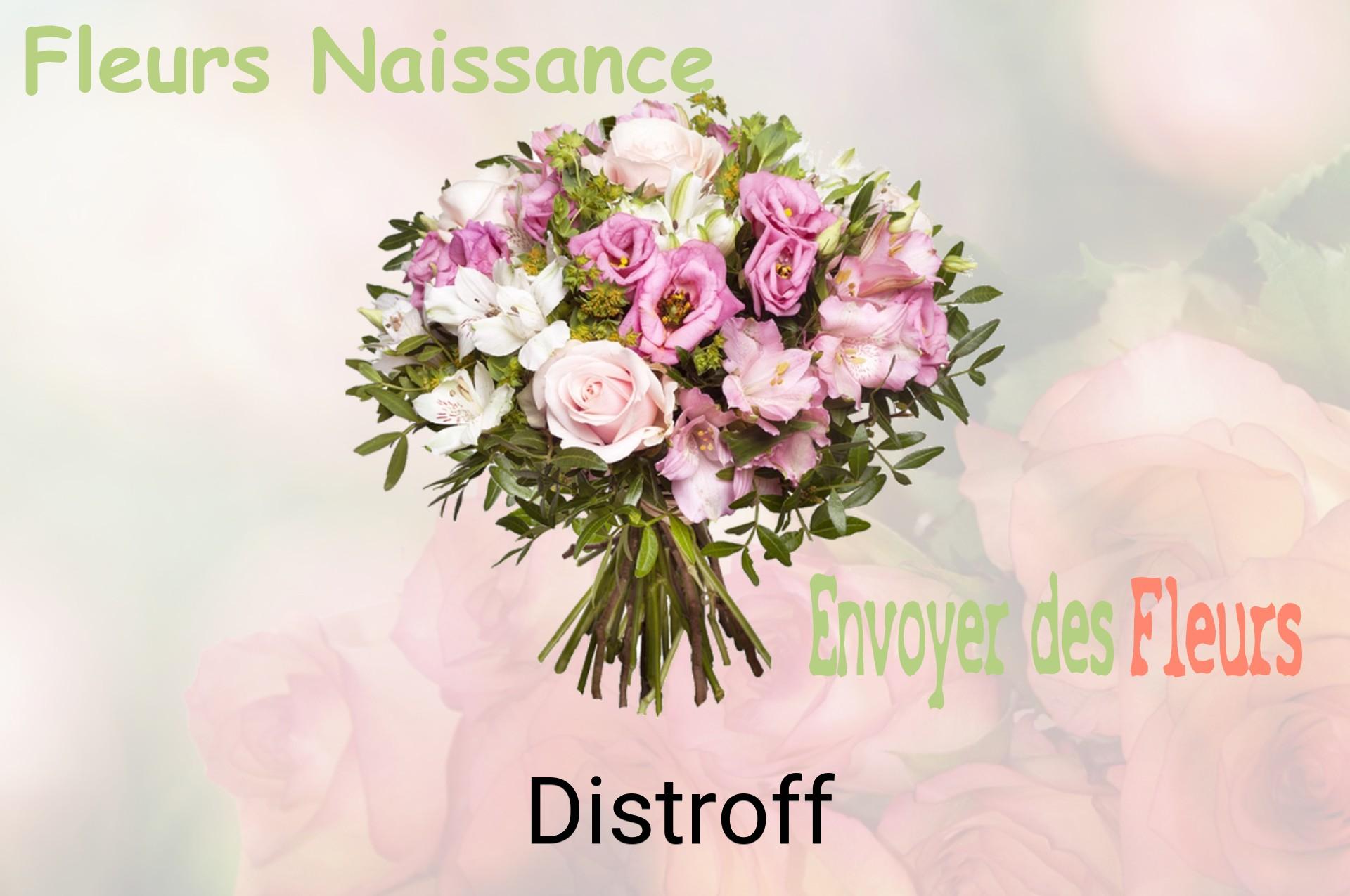 Bouquet de fleurs de naissance livré à Distroff
